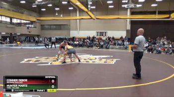 149 lbs Semifinal - Conner Deboe, Baldwin Wallace vs Hunter Martz, Thiel College