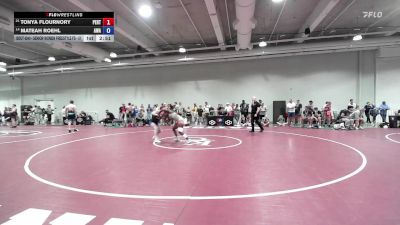 Senior Women Freestyle FS - 57 lbs Cons. Round 3 - Tonya Flournory, Pembroke RTC vs Mateah Roehl, Askren Wrestling Academy