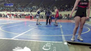 160 lbs Round Of 16 - Autumn Steagall, Moore JH vs Claudia Thomason, Shawnee Middle School