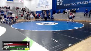 145 lbs Round 6 - Josh McAnally, Minnetonka vs Adam Grant, Goodhue