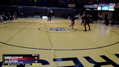170 lbs Round 1 - Lila Bloomer, Unattached - Fort Hays State vs Gabrielle Phillips, Schreiner University