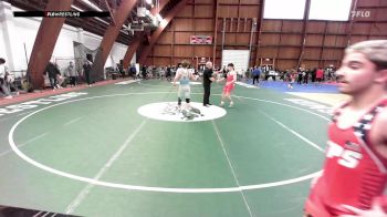 132A lbs Semifinal - Vincenzo Anello, Blair Academy vs Cael Puderbaugh, Bobcat Wrestling Club