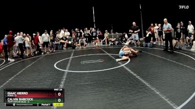 72 lbs Semis (4 Team) - Isaac Hierro, POWA vs Calvin Babcock, Team Gotcha Blue