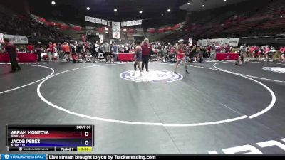 132 lbs Round 4 (16 Team) - Abram Montoya, IEWA vs Jacob Perez, KTWA