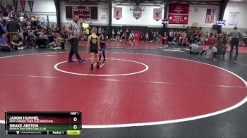 Semifinal - Jaxon Hummel, New London Tiger Cub Wrestling vs Drake Abston, Keokuk Kids Wrestling Club