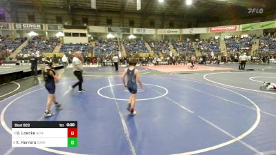 75 lbs Consi Of 8 #1 - Ben Loecke, Severance MS vs Xzavier Herrera, Conrad Ball