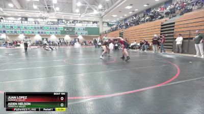 190 lbs Quarterfinal - Aiden Nelson, Temecula Valley vs Juan Lopez, Murrieta Valley