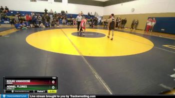 132 lbs Champ. Round 2 - Kouki VanHoose, Ferris vs Adriel Flores, Othello