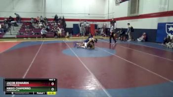 132 lbs 5th Place Match - Jacob Edwards, Homewood Hs vs Nikko Chamorro, Homewood Hs