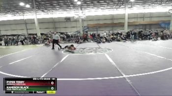 66 lbs Cons. Round 2 - Kameron Black, Hawk Wrestling Club vs Pyper Terry, Homedale Wrestling