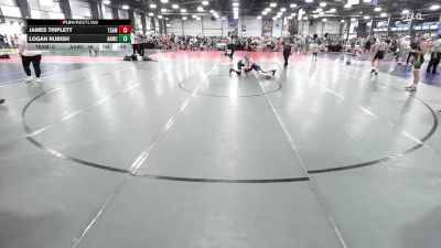95 lbs Rr Rnd 2 - James Triplett, Team Germantown vs Logan Rubish, All-American Wrestling Club Red