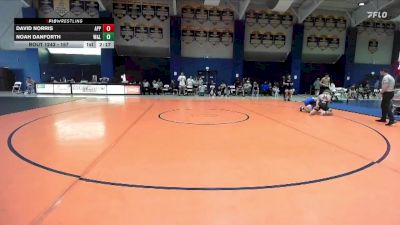 157 lbs Semifinal - Noah Danforth, Washington & Lee vs David Norris, Apprentice School