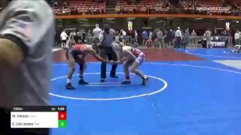 130 lbs Consi Of 8 #1 - Myrra Nelson, Holstein Wrestling vs Emilio Cervantes, Pwa