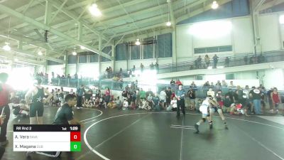 86 lbs Rr Rnd 2 - Adrian Vera, Savage House WC vs Xalox Magana, Dub Wrestling