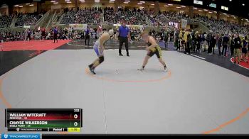 222 lbs Quarterfinals (8 Team) - William Witcraft, Redmond vs Chayse Wilkerson, Eagle Point