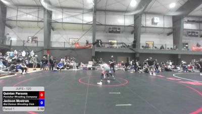 120 lbs Quarters - Quintan Parsons, Punisher Wrestling Company vs Jackson Mostrom, Mat Demon Wrestling Club
