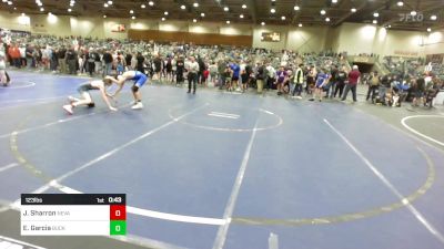 123 lbs Consi Of 8 #1 - Joseph Sharron, Nevada Elite vs Ethan Garcia, Buckaroo WC