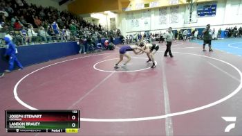 132 lbs Round 3 - Landon Braley, Wickenburg vs Joseph Stewart, Coconino