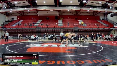 197 lbs Quarterfinal - Spencer Mooberry, Northern Illinois vs Andrew Donahue, Northern Colorado