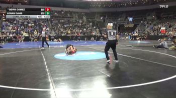 125 lbs Cons. Round 2 - Devin Gomez, Western Colo. vs Logan Davis, West Liberty
