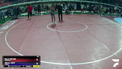 78-91 lbs Round 1 - Ella Heyne, Montana vs Kelia Akoi, Hawaii