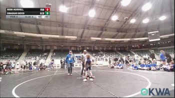 46 lbs Consi Of 4 - Remi Norrell, Prime Wrestling vs Obadiah Boyd, Harrah Little League Wrestling