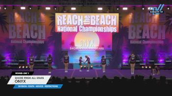 Shore Pride All Stars - Onyx [2025 L1 Youth - Novice - Restrictions Day 1] 2025 ACDA Reach the Beach All Star Grand Nationals