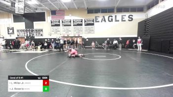 285 lbs Consi Of 8 #1 - Lascelles (LJ) Miller Jr., Manchester vs Jose Rosario, New Haven