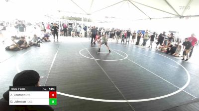 137 lbs Semifinal - Zach Zentner, Mtc vs Daniel Johnson, Tucson Pride WC