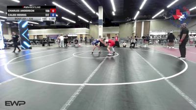 126 lbs Consolation - Charles Anderson, Texas Eagle Wrestling Academy vs Caleb Hennig, 512 Outlaw Wrestling