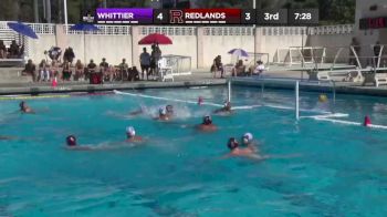 Replay: Whittier vs Redlands | Oct 12 @ 11 AM