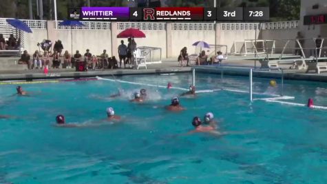 Replay: Whittier vs Redlands | Oct 12 @ 11 AM