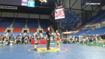 100 lbs Cons 8 #2 - Mikayla Guevarra, California vs Estrella Dorado Marin, Colorado
