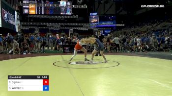 126 lbs Cons 64 #2 - Gage Ogden, Utah vs Hayden Watson, Indiana