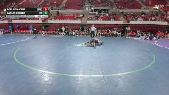 215 lbs Round 2 - Quarters & 1st Wb (16 Team) - Carlos Cortez, Lubbock vs Roel DeLa Cruz, Amarillo Caprock