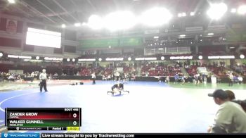 132 lbs Cons. Round 5 - Zander Grow, Capital vs Walker Gunnell, Middleton