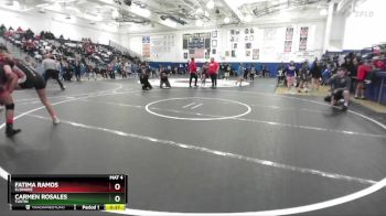 120 lbs Cons. Semi - Carmen Rosales, Tustin vs Fatima Ramos, Elsinore
