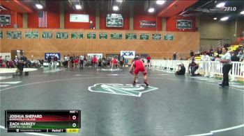 174 lbs Quarterfinal - Zach Harkey, Cerritos College vs Joshua Shepard, Bakersfield College