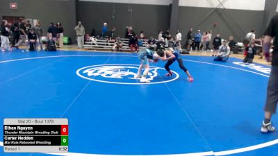 96 lbs Cons. Semis - Ethan Nguyen, Thunder Mountain Wrestling Club vs Carter Hedden, Mat Rats Rebooted Wrestling