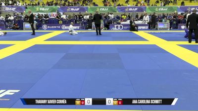 Ana Carolina Schmitt vs Thauany Xavier Corrêa 2025 Brasileiro Jiu-Jitsu IBJJF