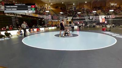 190 lbs Semifinal - Sam Watkins, Hoxie Hs vs Elijah Webb, Effingham-Atchison Co Community Hs