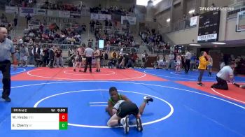 80 lbs Prelims - Weston Krebs, East Tulsa Cardinals vs Elijah Cherry, Blue T Panthers