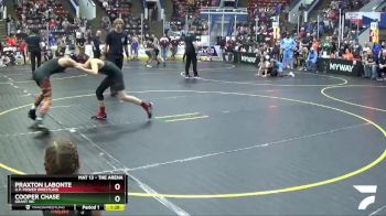 75 lbs Cons. Round 2 - Praxton Labonte, U.P. Power Wrestling vs Cooper Chase, Grant WC