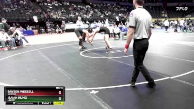 215 Class 4 lbs Quarterfinal - Isaiah Hung, Liberty vs Brysen Wessell, Jackson