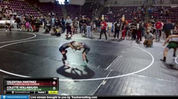 52-57 lbs Round 3 - Valentina Martinez, Pomona Wrestling Club Colorado vs Colette Hollabaugh, Mountain Grapplers Wrestling Club