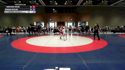 85 lbs Champ. Round 1 - Greyson Wilde, GA vs Rowan Taylor, TN