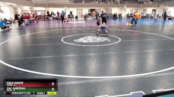 55 lbs Quarterfinals (8 Team) - Zac Garceau, Foley vs Cole Kontz, Canby