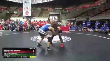 195 lbs Placement Matches (16 Team) - Micah Doe Parker, SJWA vs Sean Mcdaniel, MDWA