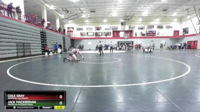 184 lbs Cons. Round 5 - Jack MacKiernan, American International vs Cole Gray, Western Colorado