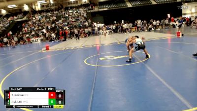 141 lbs Cons. Round 2 - Justin Lee, Iowa Western Community College vs Trevor Reinke, Southeast Community College